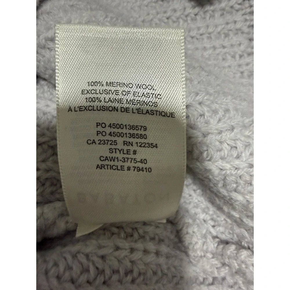 Babaton Aritzia Canberra Merino Wool Cardigan Light Purple/Gray  Women's Size XS
